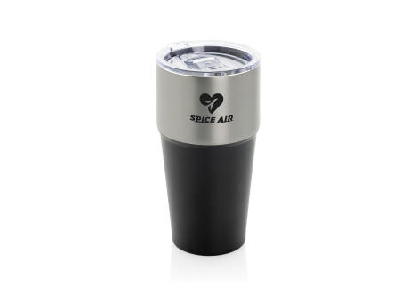 Fluid Becher aus RCS-zertifiziert recyceltem Stahl, 500ml bedrucken