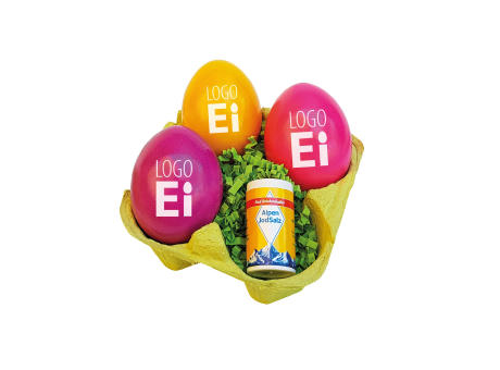 LogoEi 3er mit Salz Werbeartikel