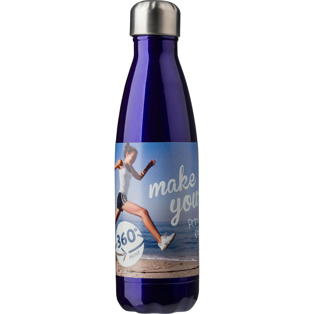Doppelwandige Trinkflasche aus Edelstahl Lombok Werbeartikel