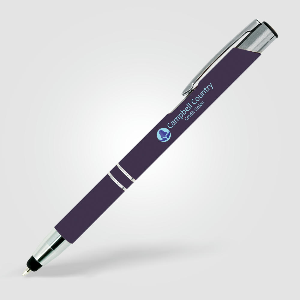 Crosby Metall Kugelschreiber - m/ Stylus unten Werbeartikel