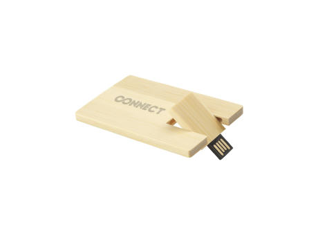 CreditCard USB Bamboo 8 GB bedrucken