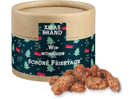 Product image Feuergebrannte Mandeln, ca. 40g, Kraftpapierdose Mini bedrucken