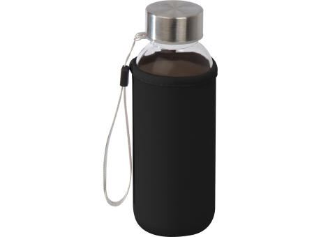 Product image Trinkflasche aus Glas mit Neoprenüberzug, 300ml bedrucken