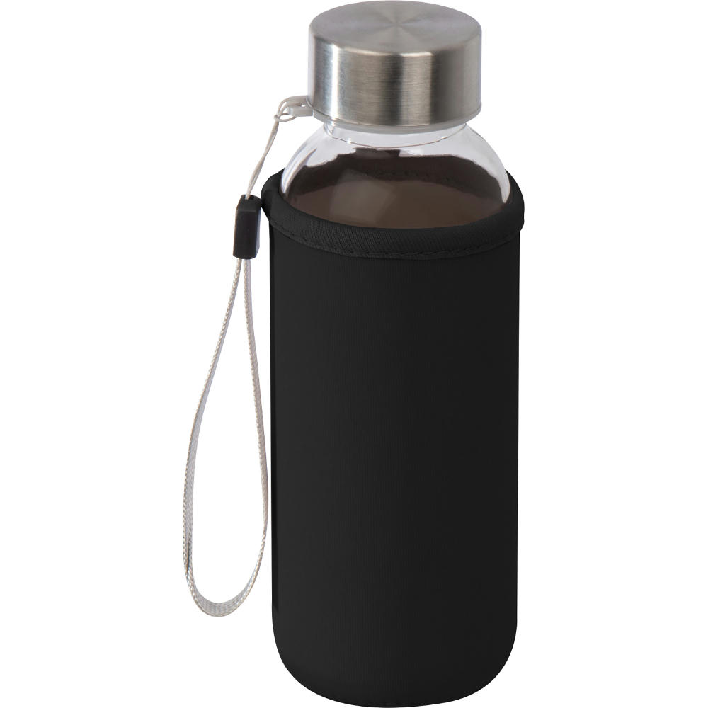 Product image Trinkflasche aus Glas mit Neoprenüberzug, 300ml Werbeartikel