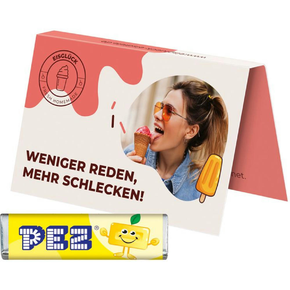 Product image Werbekarte Visitenkartenformat PEZ Werbeartikel
