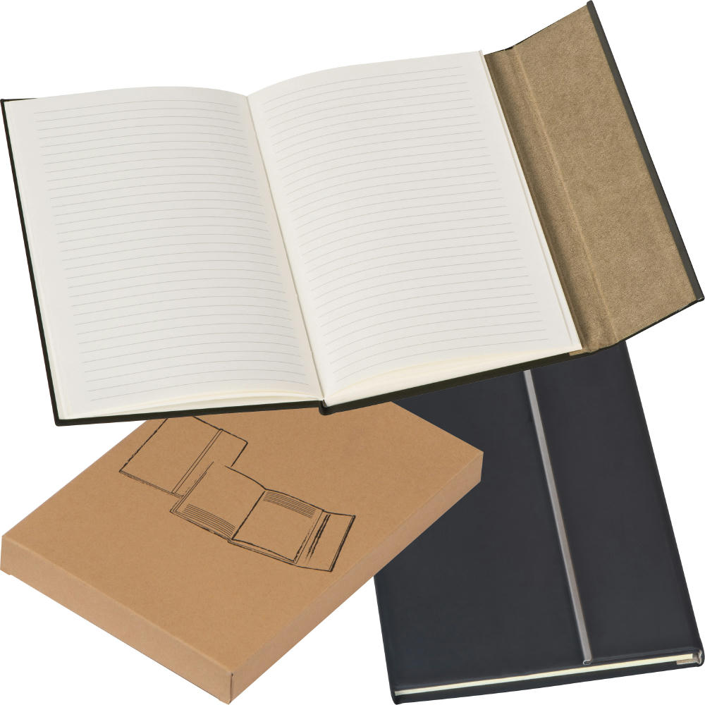 Product image A5 Notizbuch mit Metallapplikation Werbeartikel