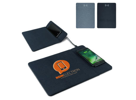 Mousepad inkl. kabelloser Ladestation ( 5W ) Werbeartikel
