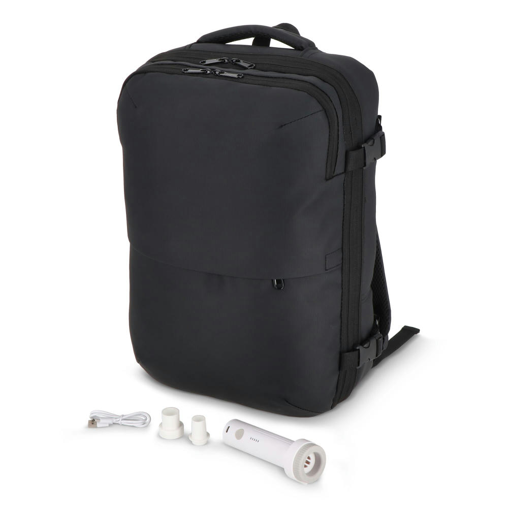 PU-beschichteter Dalston-Rucksack Vakuumrucksack 30 x 15 x 45 cm 20 l Werbeartikel