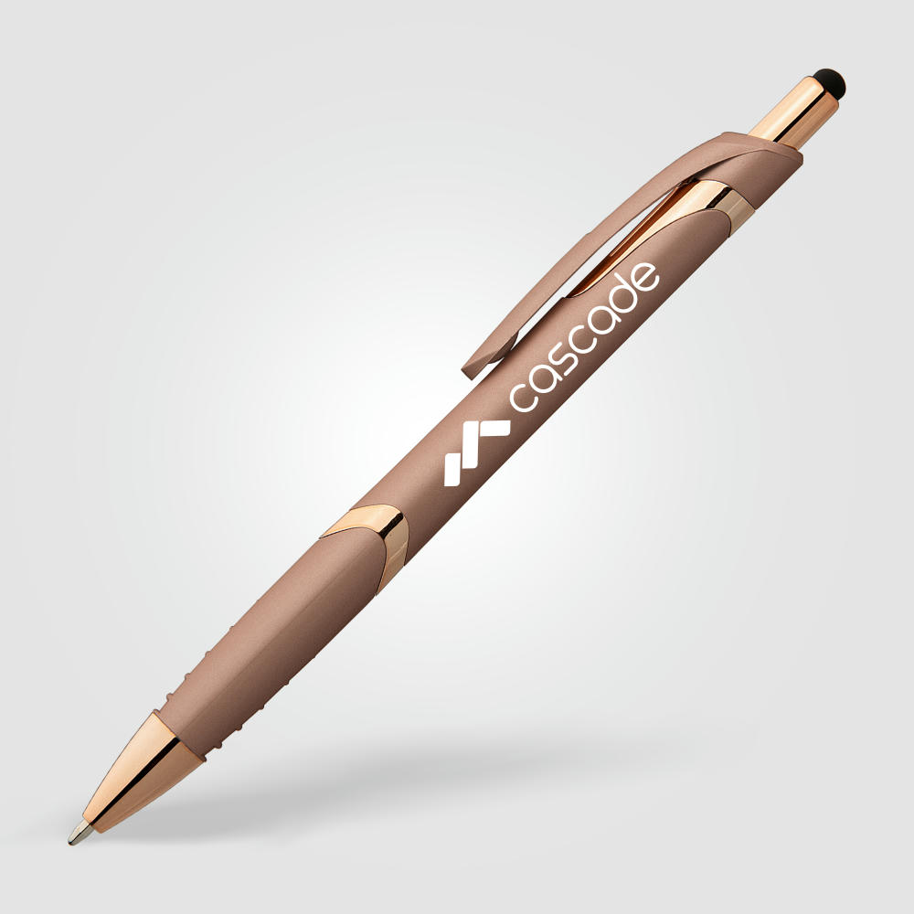 Joplin Softy Roségold Kugelschreiber - m/Stylus Werbeartikel