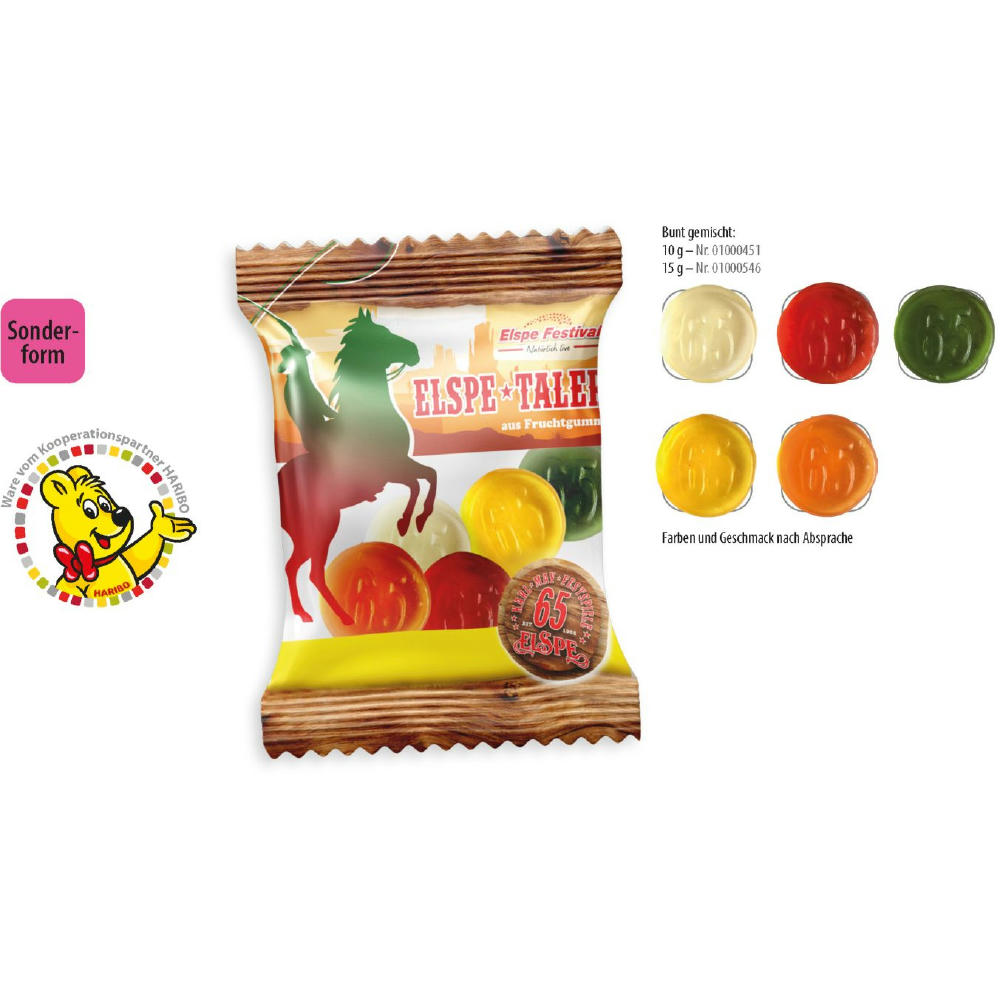 Product image HARIBO individuelle Sonderform Werbetüte, 10 g, Inhalt: HARIBO Individuelle Sonderform Werbeartikel