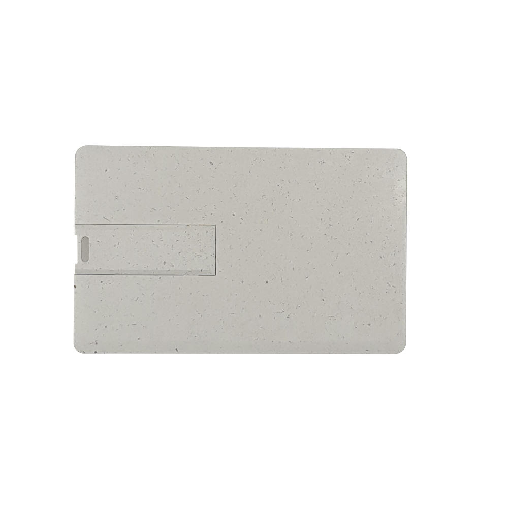 Modell Credit Card 5 Weizenstroh USB 2.0 COB   1 GB Weizenstroh Werbeartikel