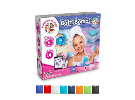 Bath Bombs Kit IV. Lernspiel lieferung inklusive einer non-woven tasche (80 g/m²) Werbeartikel