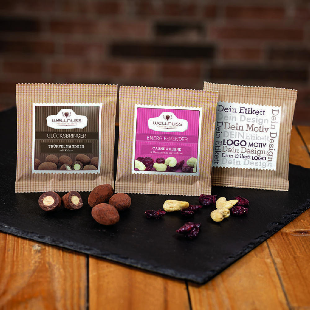 Product image Snacks im Premium Flowpack Werbeartikel
