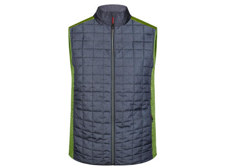 Men's Knitted Hybrid Vest - Weste im stylischen Materialmix Werbeartikel