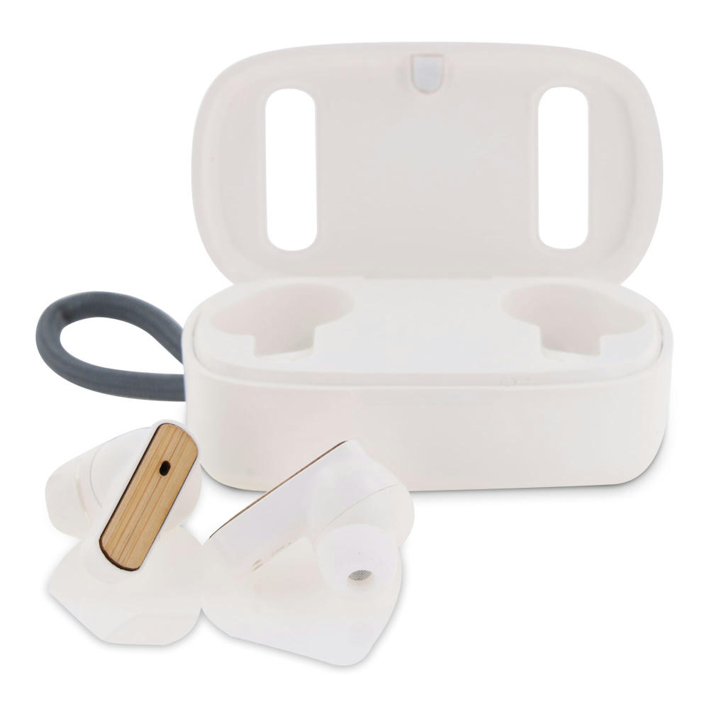 TWS Earbuds bamboo Werbeartikel