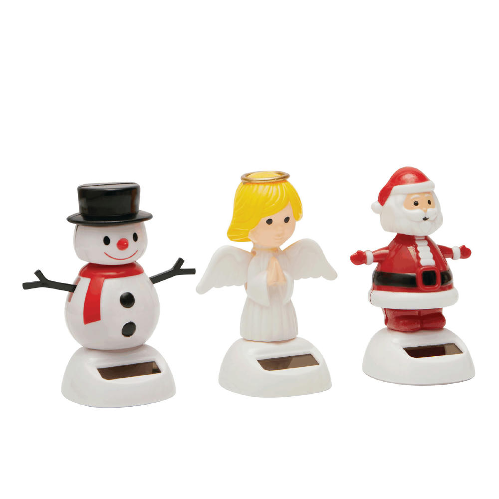 SANTA - Solar-Wackelfigur Werbeartikel