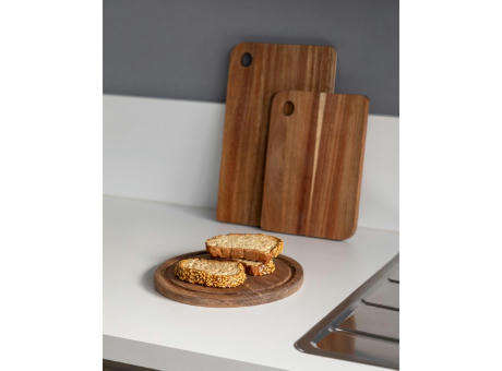Schneidbrett "Acacia" rund Werbeartikel