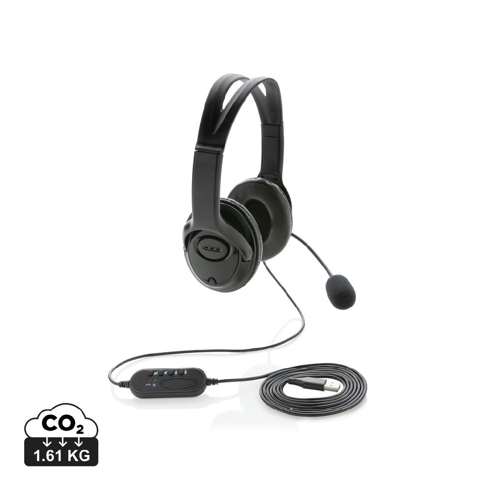Product image Over-Ear Headset mit Kabel Werbeartikel