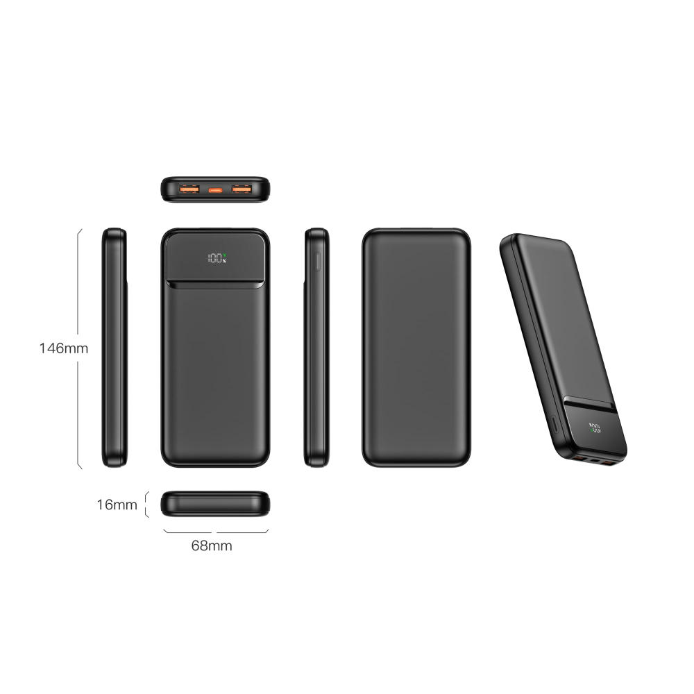 Nolu Powerbank mit LED-Anzeige 10.000 mAh Werbeartikel