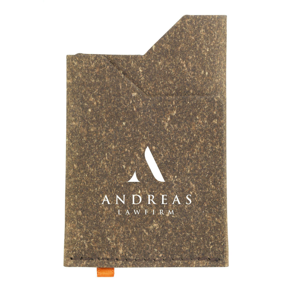 Product image Recycled leather cardholder Kartenhalter Werbeartikel