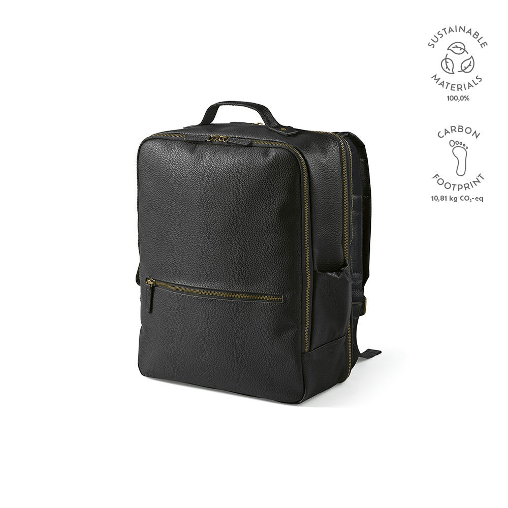 Paris Laptop Rucksack 20L recy. Leder  Werbeartikel