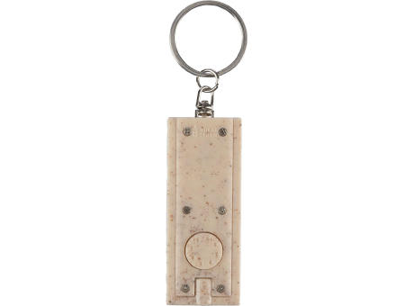 Product image Weizenstroh-Schlüsselhalter Günter bedrucken