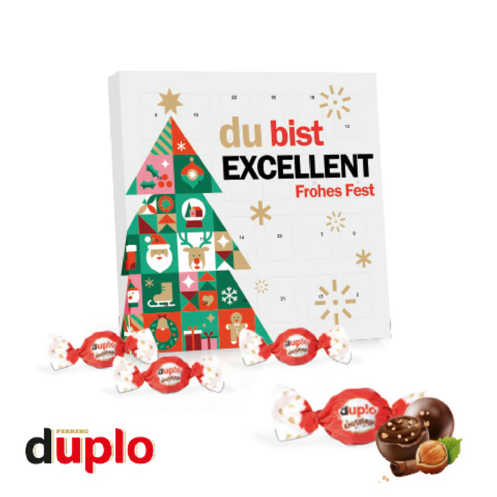 Tisch-Adventskalender duplo Werbeartikel