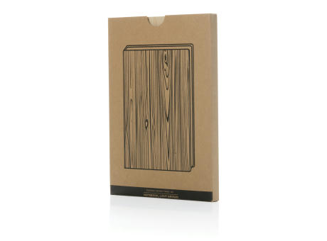 Kavana A5 Notizbuch mit Holz-Print Werbeartikel