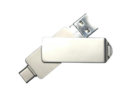Product image USB-Stick 4in1 OTG 05 USB 3.0 Flash Disk 8 GB Silber bedrucken