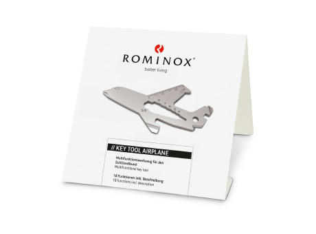 ROMINOX® Key Tool // Airplane - 18 functions (Flugzeug) bedrucken