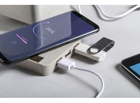 Multifunktionaler Stifteköcher Ampdesk Werbeartikel