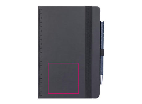 TROIKA Notizblock BLACK SLIMPAD A5 Werbeartikel