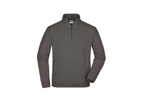 Product image Round-Neck Zip - Sweatshirt mit Stehkragen und kurzem Reißverschluss Werbeartikel