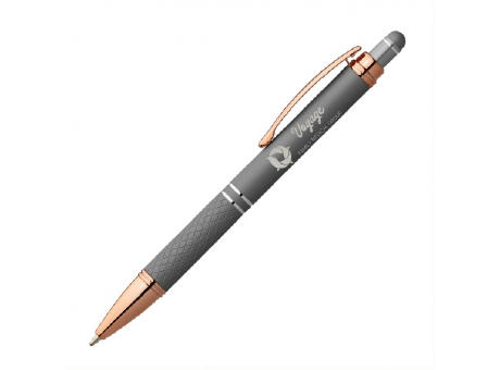 Product image SAGAR Stylus Soft Touch Kugelschreiber Rose Gold mit Laser Gravur Werbeartikel