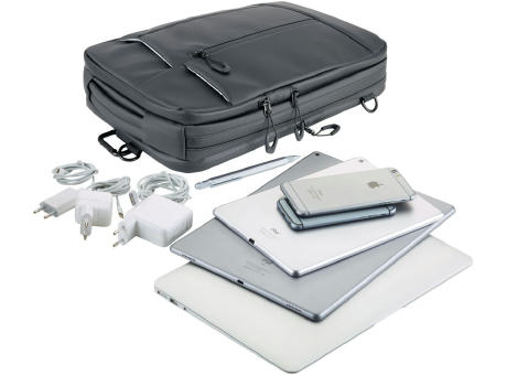 TROIKA Umhängetasche TROIKA BLACK BAG TO BUSINESS Werbeartikel