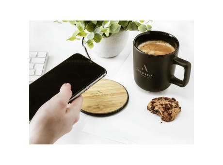 Bamboo 10W Wireless Charger Schnelladegerät Werbeartikel