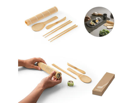 MORIMOTO. Sushi-Set aus Bambus Werbeartikel