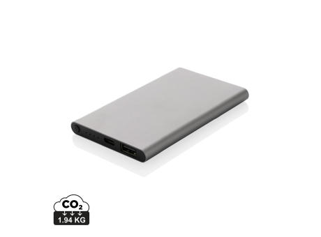 4.000mAh Type-C Powerbank aus RCS recyeltem ABS & Aluminium bedrucken
