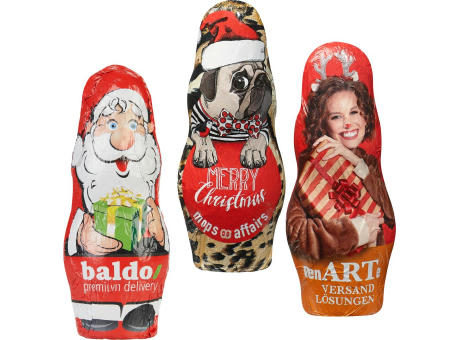 MIDI-Schoko-Weihnachtsmann Werbeartikel