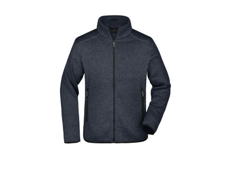Product image Men's Knitted Fleece Jacket - Modische Strickfleece Jacke mit Stehkragen Werbeartikel