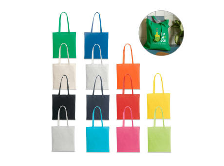 CAIRO. Tragetasche aus recycelter Baumwolle (70%) und polyester (30% rPET) (180 g/m²) bedrucken