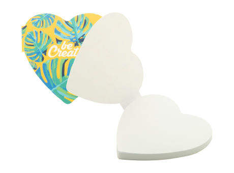Product image Individuelle Haftnotizen CreaStick Heart Werbeartikel