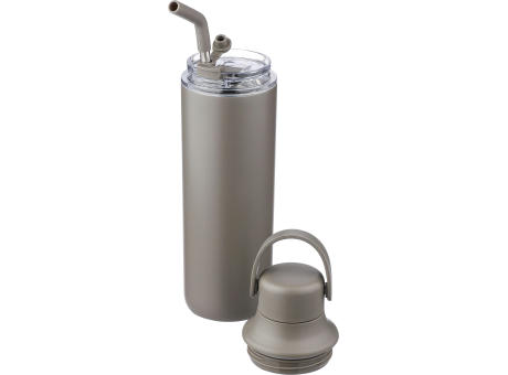 Doppelwandige Edelstahl-Trinkflasche (500 ml) Omari Werbeartikel