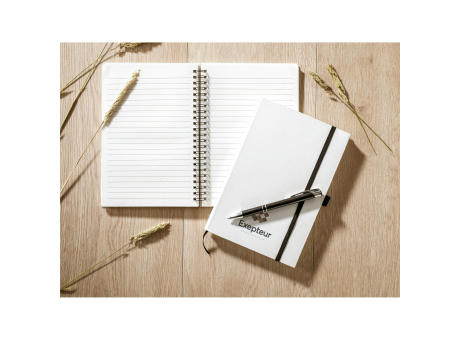 Milk-Carton Wire-O Notebook A5 Notizbuch Werbeartikel