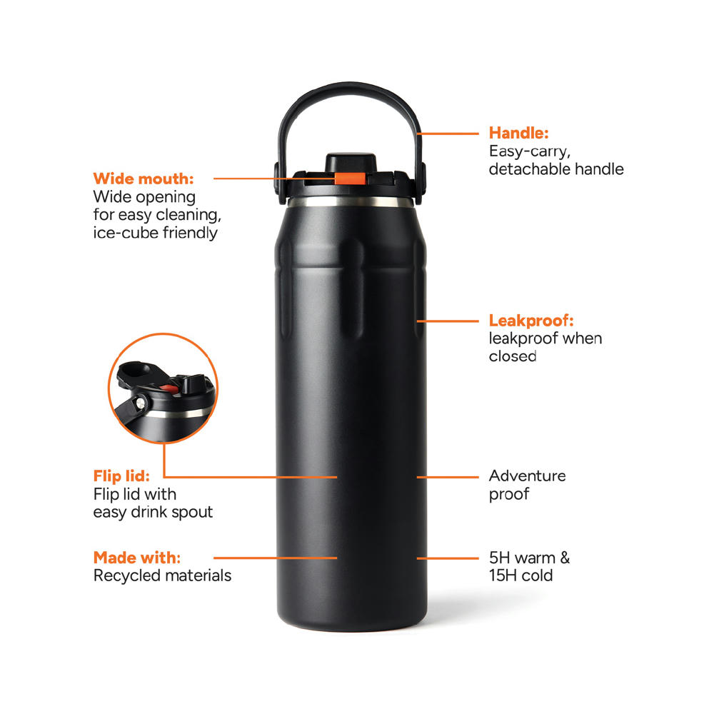 Nordic Drift trail Isolierte RCS Sportflasche 940ml Werbeartikel