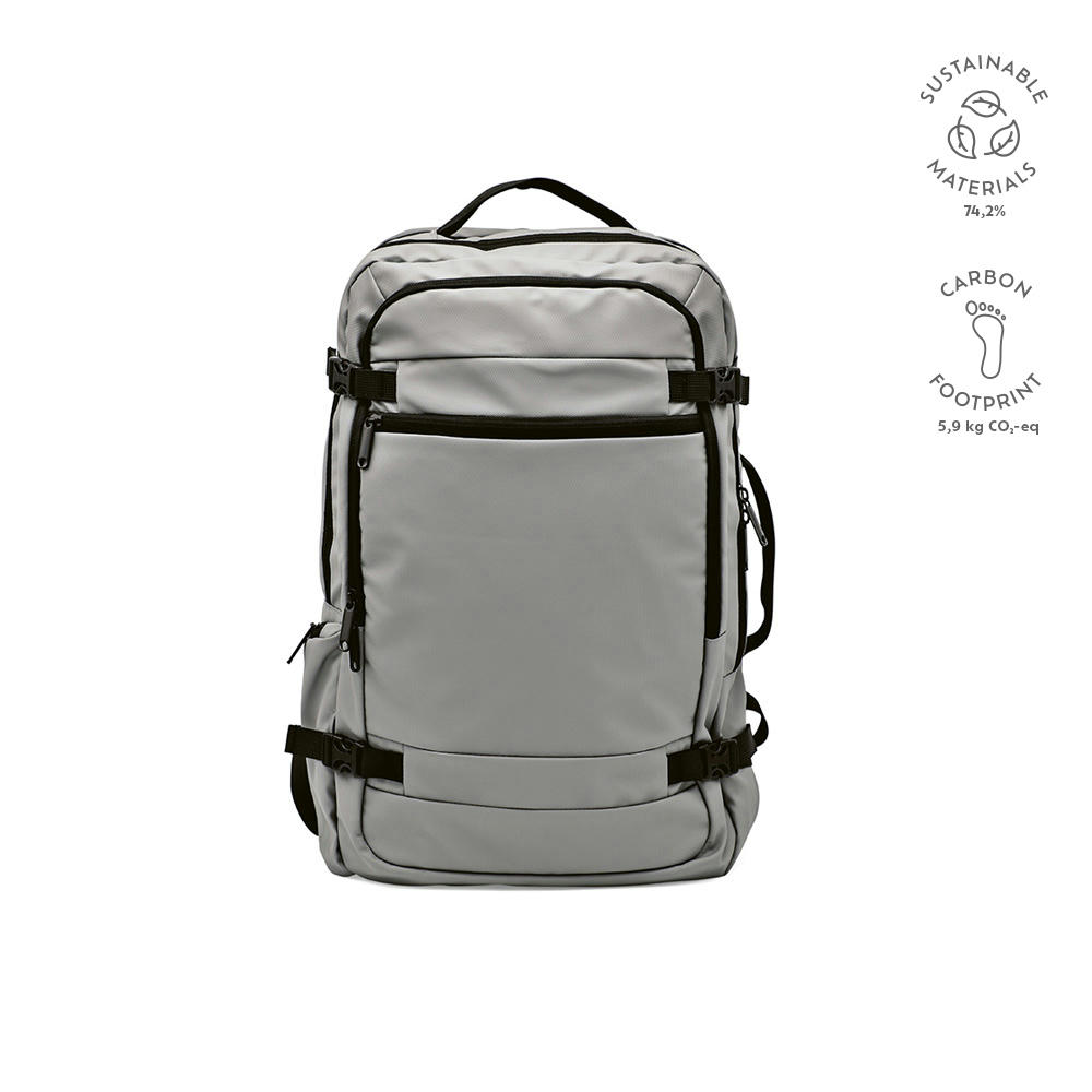 Product image Galindo 22L Rucksack aus rPET. Seitlichem Griff. Laptops bis 17" Werbeartikel