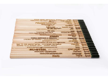 SPROUT - Bleistift mit grossem Standard Ansteckkärtchen Werbeartikel