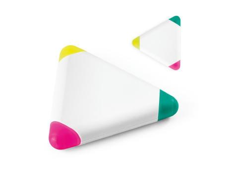 TRIAN. Textmarker aus PP, mit 3 Farben bedrucken