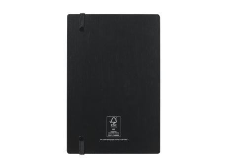 Bamboo Journal Naked Spine Notebook Black A5 bedrucken
