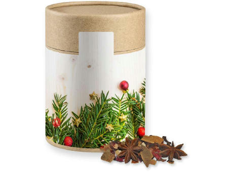 Product image Glühweingewürz grob, ca. 150g, Kraftpapierdose Maxi Werbeartikel